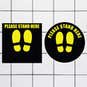 Please Stand Here Repositionable Mats