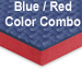 Royal Blue/Red