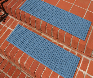 Waterhog Stair Treads in a Square Pattern by Waterhog Floor Mats