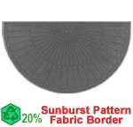 Waterhog Grand Premier Half-Oval Door Mats