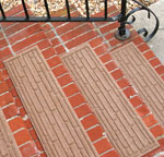 Waterhog Stair Treads - Brick Pattern